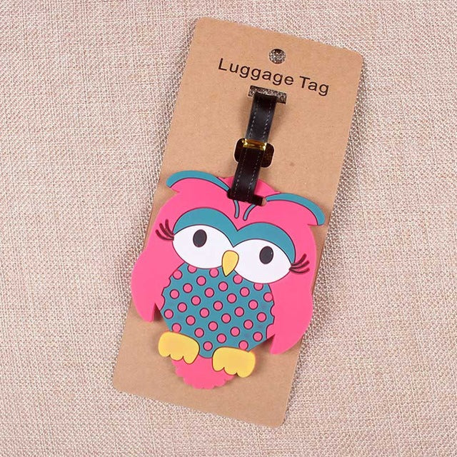 Travel Accessories Cute Animals And Fruits Luggage Tag